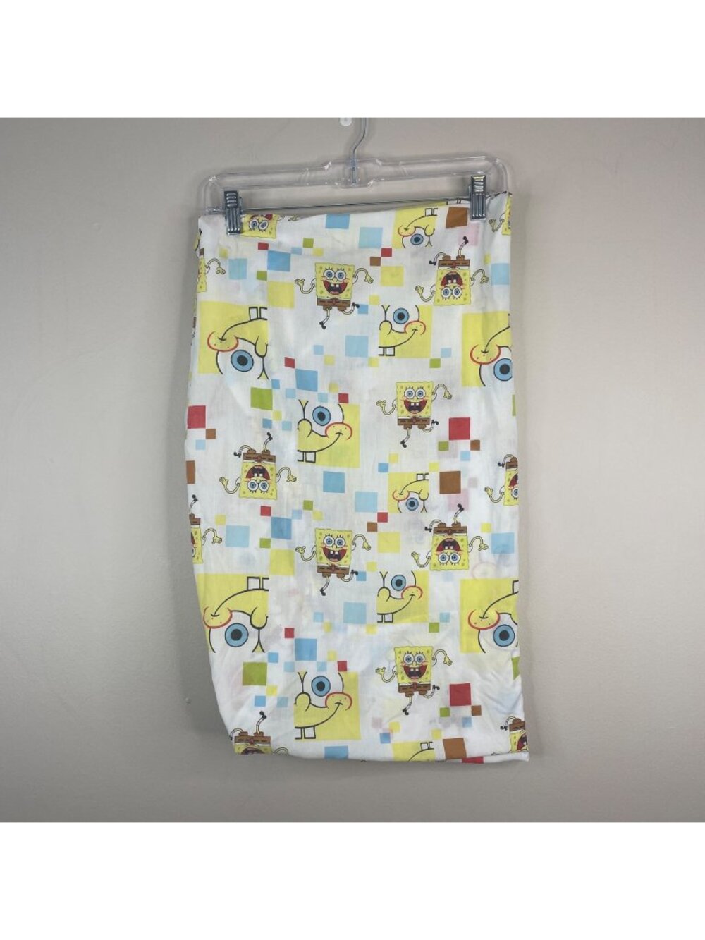 Spongebob Squarepants Fitted Crib Sheet Y2K Nickelodeon Infant Funny Cartoon 90s